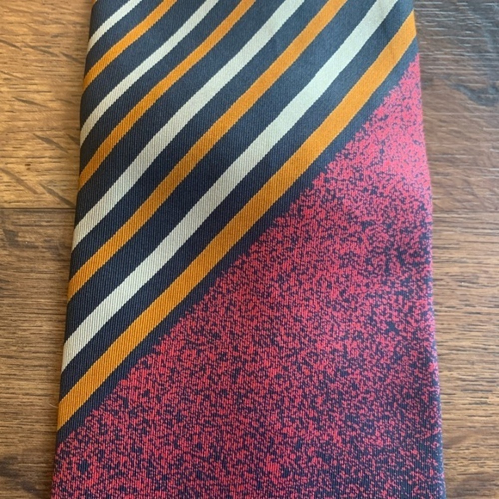 Valentino Vintage Extra-Wide Silk Tie RARE